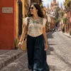 Blusa Corazón Bordado