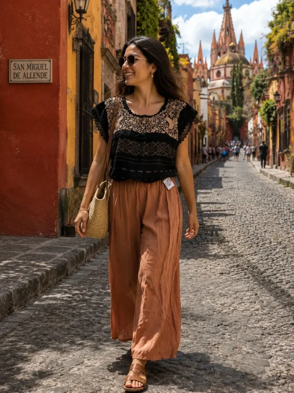 Blusa Corazón Bordado