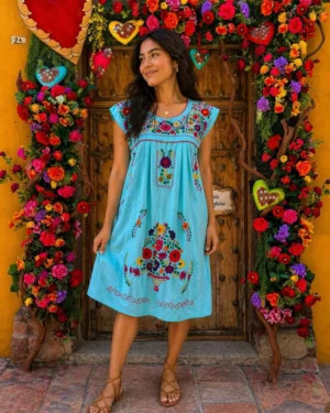 Vestido Flor De Frida
