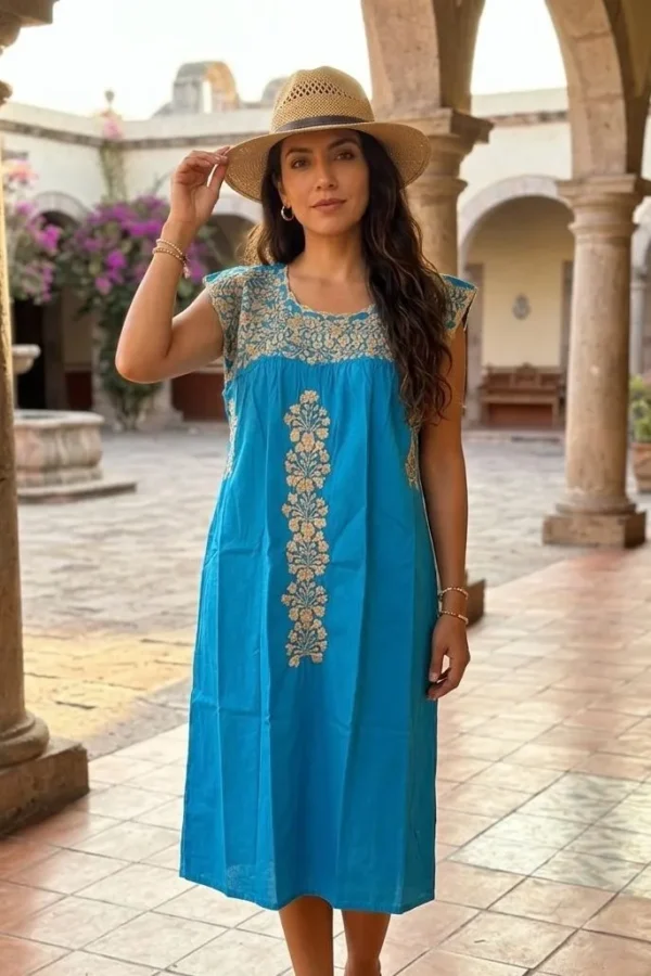 Vestido Cielo De Oaxaca